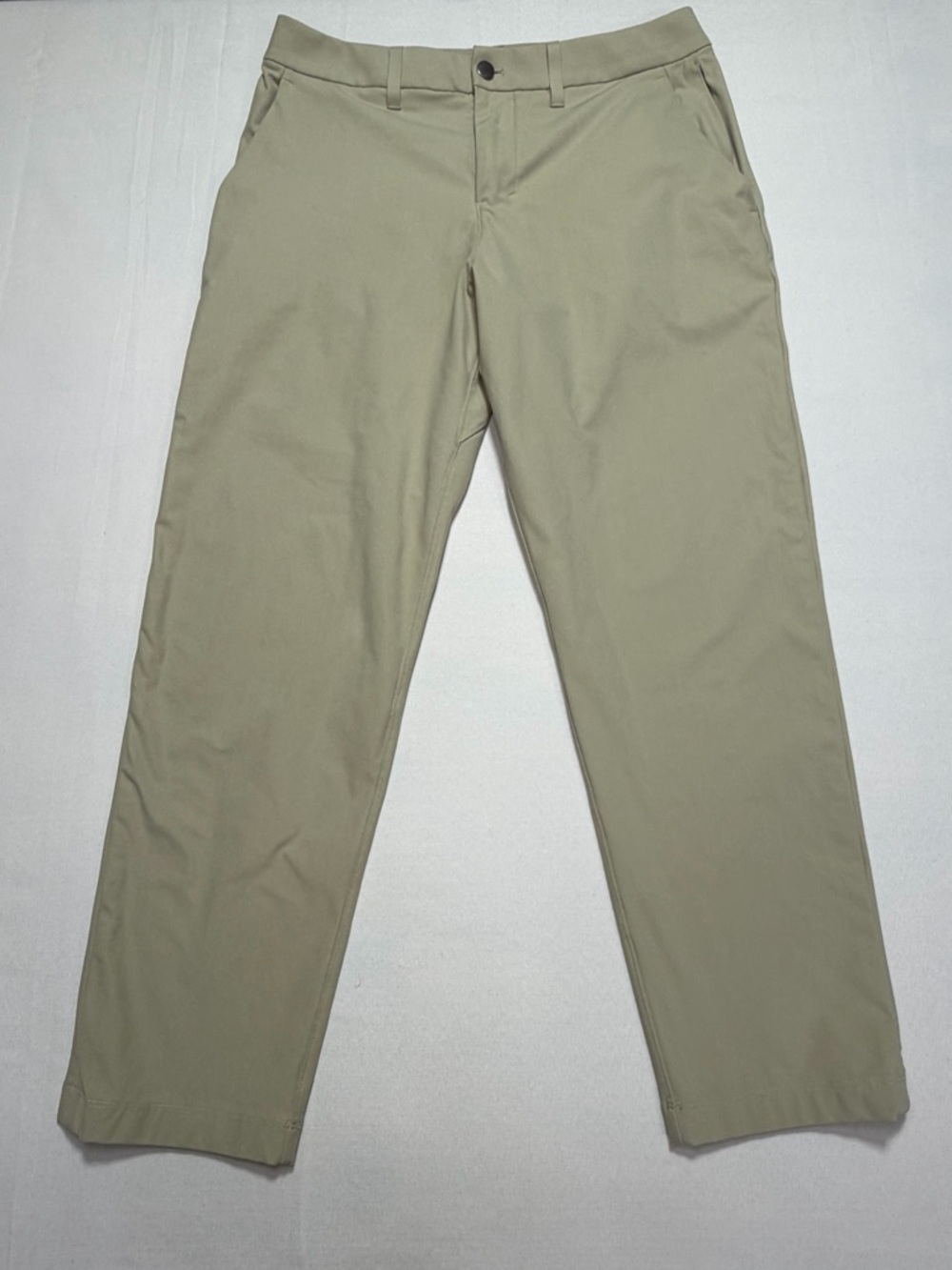 Lululemon ABC Classic-Fit Trouser Wrapstreme Pant 32 Khaki Tan Chino Casual - Picture 2 of 8